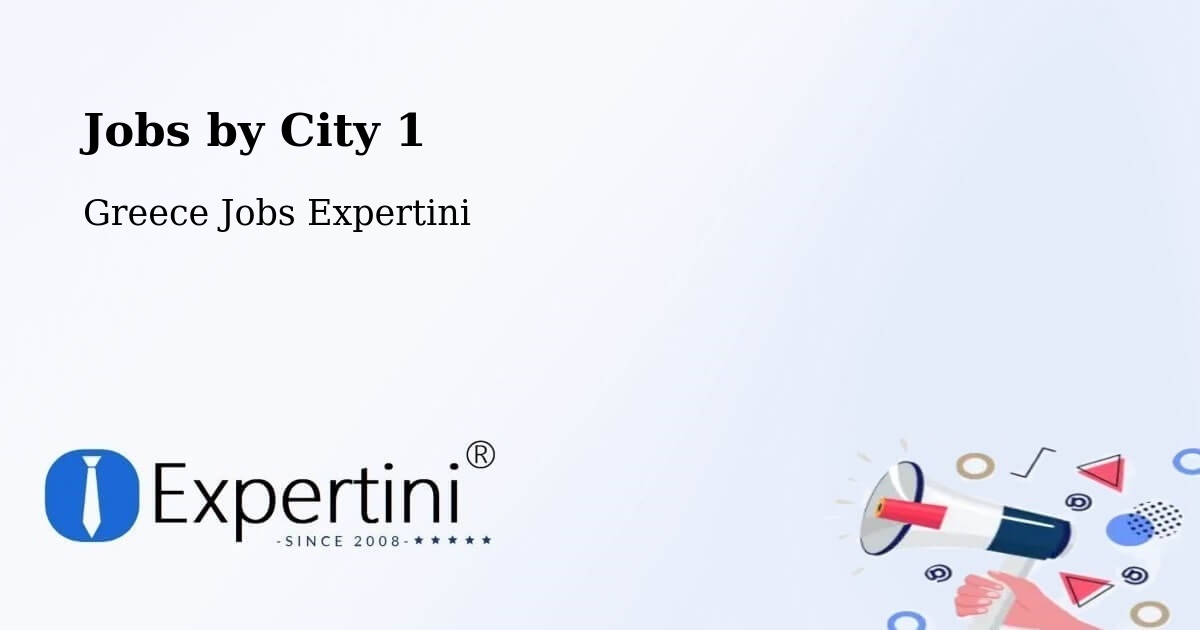 City Jobs in Greece - Expertini